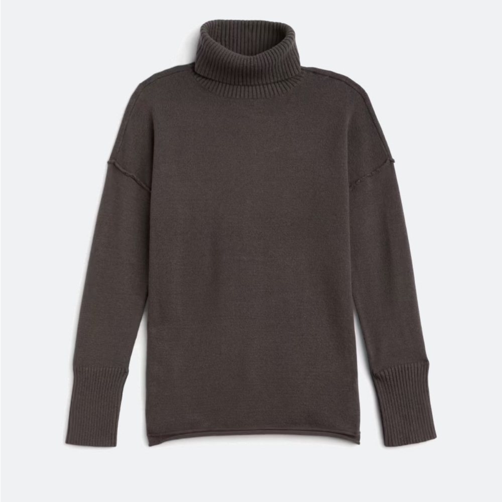 RD STYLE Ursula Spongey Turtleneck Sweater Dark Gray XXL